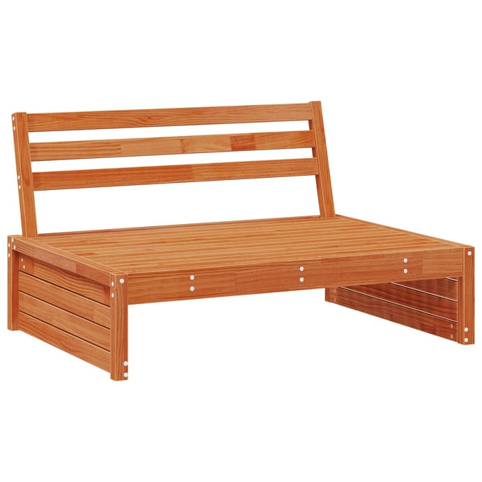 vidaXL - Tuinstoel - Midden - Massief - grenenhout - Waskleur - Bruin