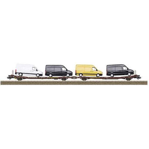TRIX H0 24428 Platte wagen DC