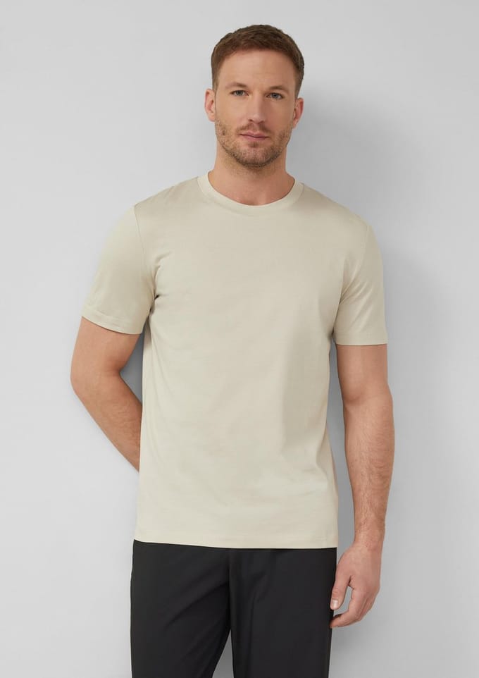 s.Oliver  T-shirts Beige Taglia: M | Magliette basic Outlet | Uomo | Marrone