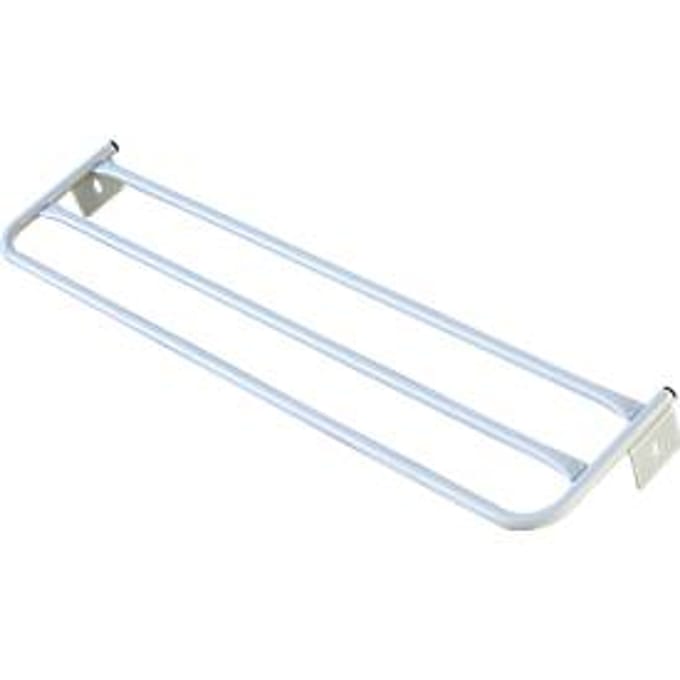Hoedenplank voor kleedkamerbank, rvs, 1015 mm lang