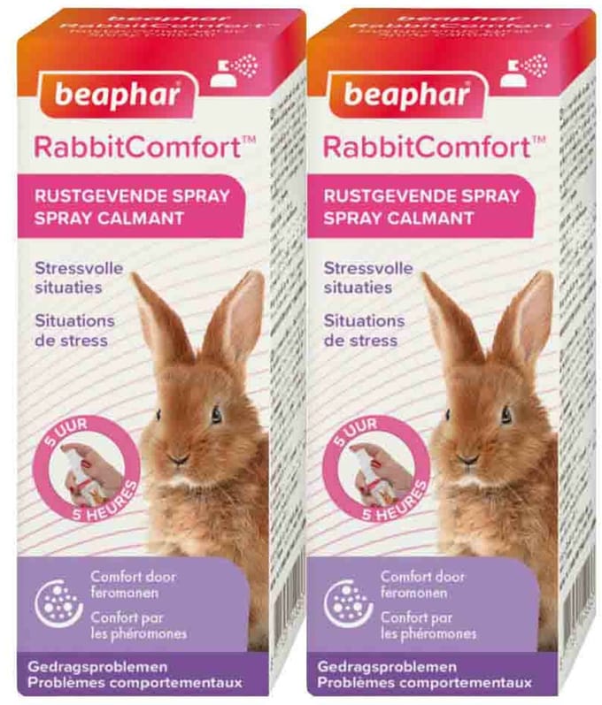 Beaphar RabbitComfort Rustgevende Spray - 2 x 30 ml - Voordeelverpakking