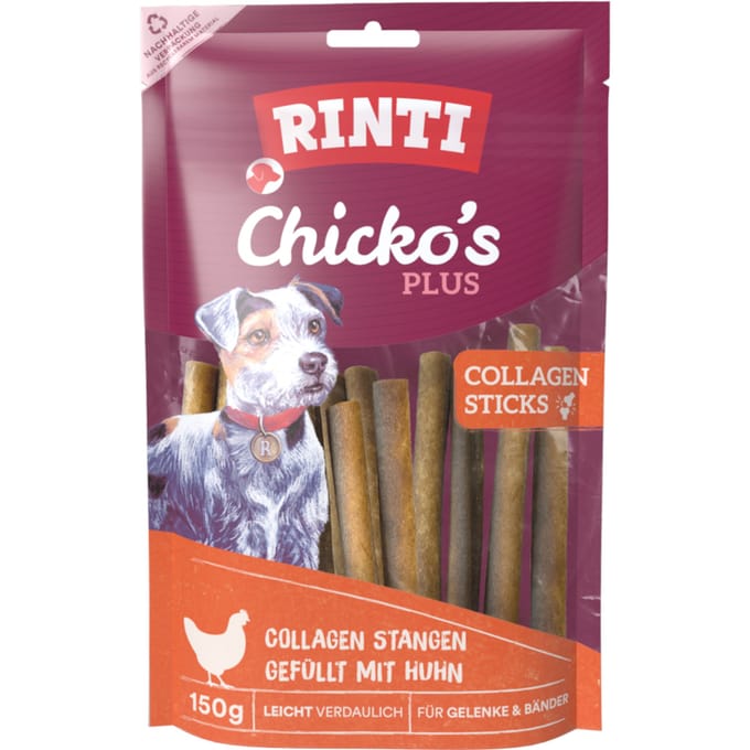 150 g RINTI Chicko's Plus Collageensticks Hondensnacks
