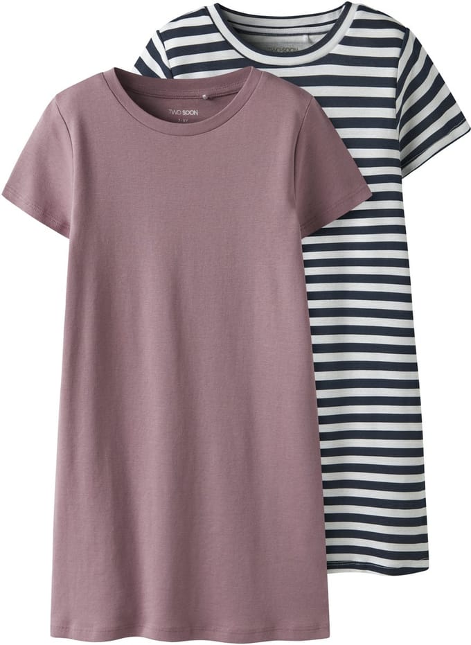 NAME IT - TKFLOX 2P SS DRESS NOOS - Meisjes - Jurken