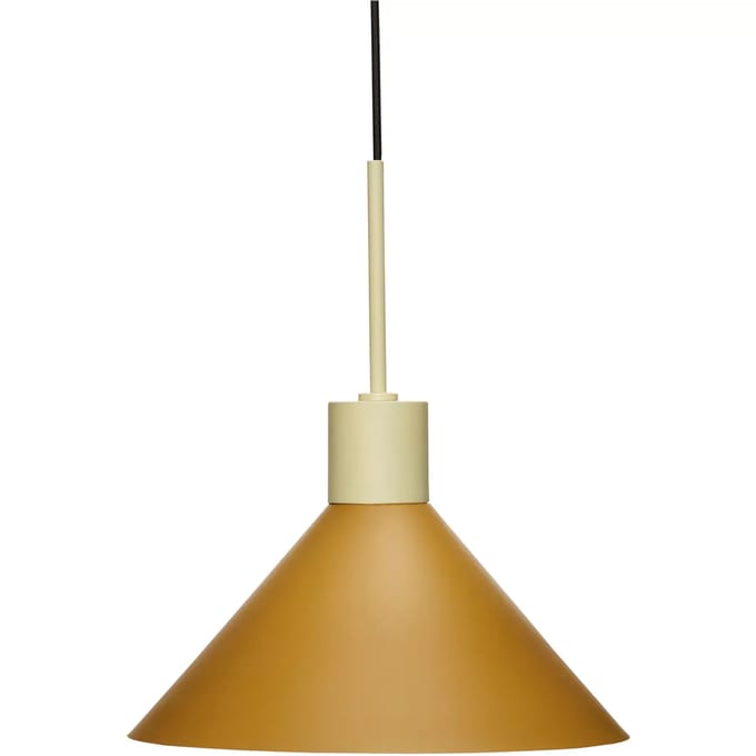 Hübsch Crayon hanglamp, amberkleurig, ijzer, E27