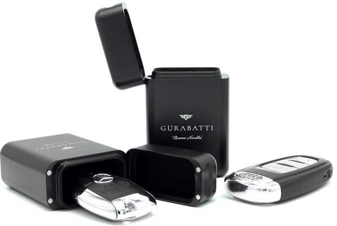 Gurabatti® - RFID Autosleutel Anti Diefstal Beschermhoes - Zwart - Faraday box - Keyless entry doos