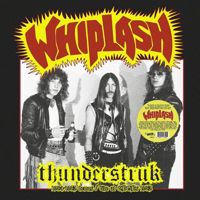 Whiplash - Thunderstruk: 1984-1985 Demos / Live At CBGB's 1983 (LP)