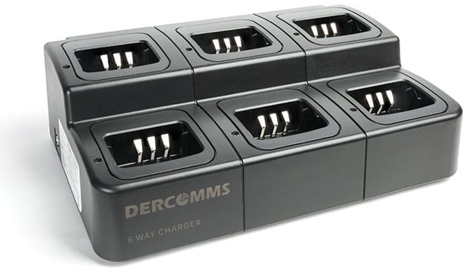 DerComms® laadstation voor kenwood portofoons o.a. TK-3701D, TK-3401D, TK-3301 - KNB-45L, KNB-63L - lader