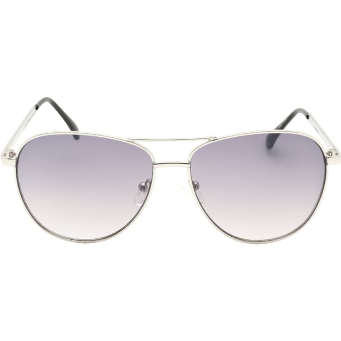 Guess Aviator Shiny Light Nickeltin Grey Gradient GF6157 voor dames