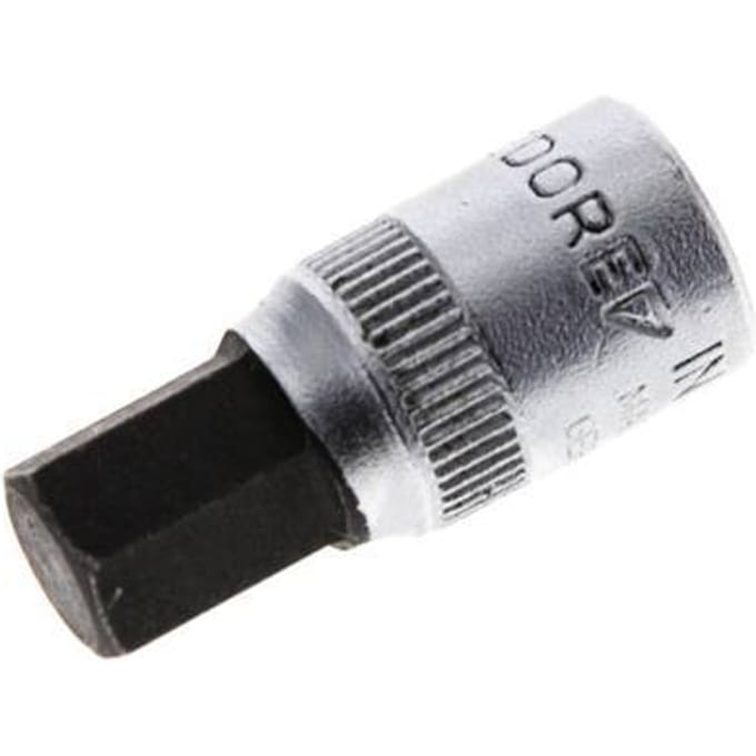 1/4" Gedore 28mm Dopsleutel- Schroevendraaier voor 8mm Binnenzeskant-Schroeven