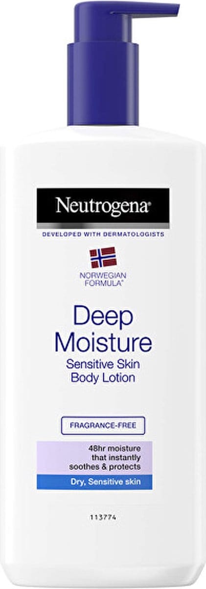 Neutrogena - Deep moisturizing body lotion for sensitive skin for 24 hours - 400ml