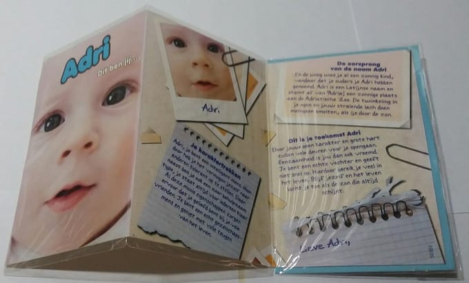 naam wenskaart - Adri