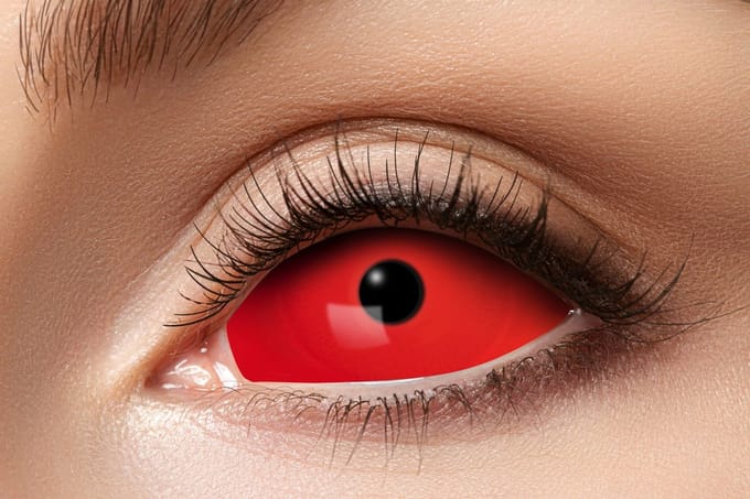 Sclera Rode lenzen