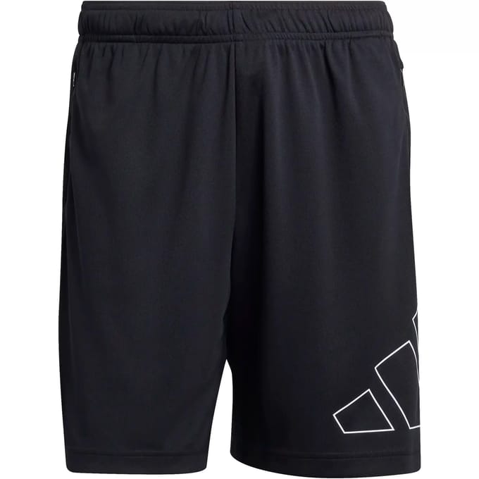 Adidas Performance Workout Essentials Base Pique Big Logo Short - Heren - Zwart