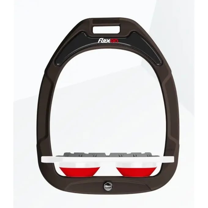 Plat Grip Bruin/Wit/Rood Flex-On Green Composite