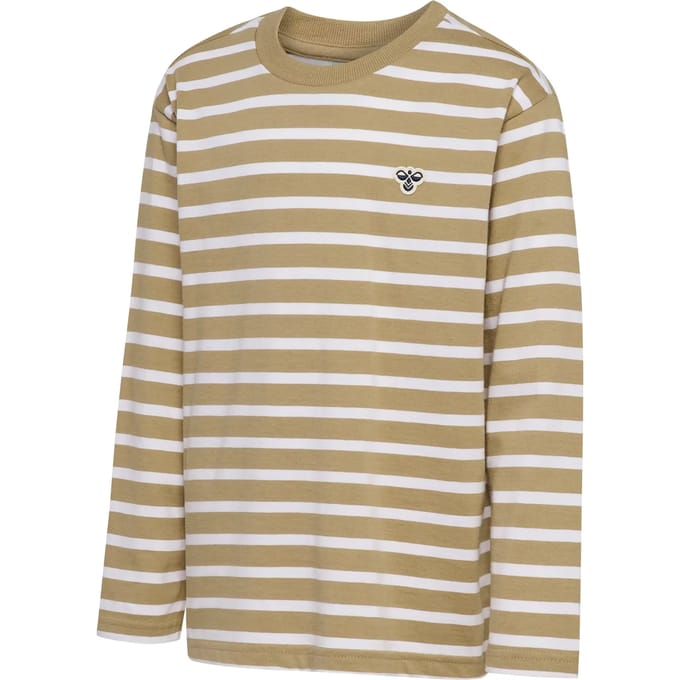 Gestreepte lange mouwen t-shirt voor kinderen Hummel
