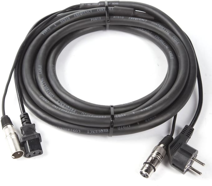 MUSIC STORE MCC-01 power / signal cable 5m Schuko-IEC / XLR-XLR, AUDIO - Audiokabel