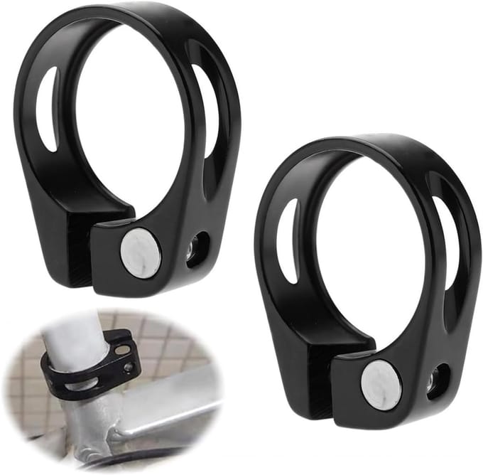 2pcs Zadelklemset voor Fietsen - Aluminium, Lichtgewicht, Verstelbaar