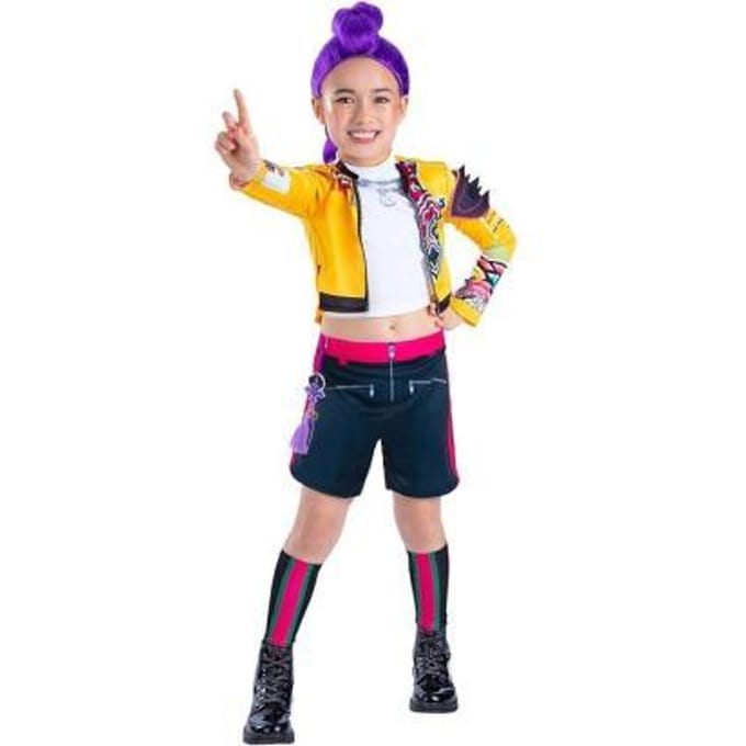 KPop Demon Hunters -pop Demon Hunters Rumi Core Look 11-13 jaar Feestkleding