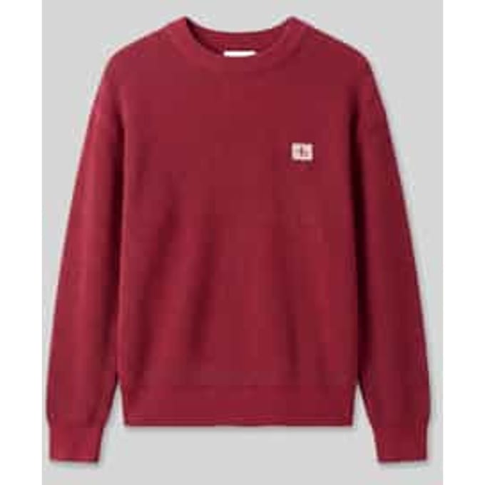 pullover in relaxed fit van 100% katoen met gestikt logo