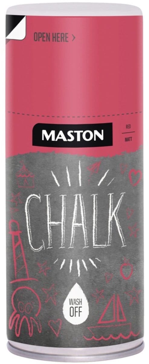 Maston Chalk Paint - Mat - Krijtverf - Roze - 150 ml - spuitbus verf