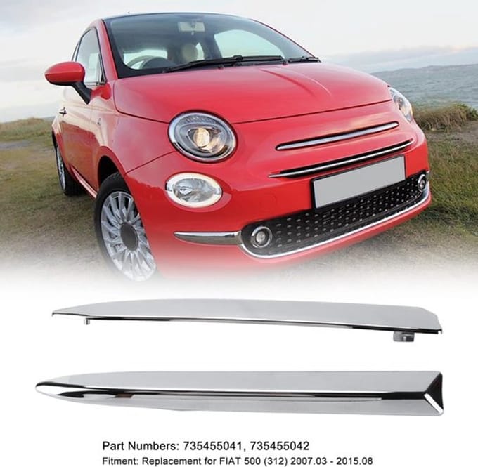 SPHProducts - Chrome Trim Auto Voorbumper Bovenste Moulding
