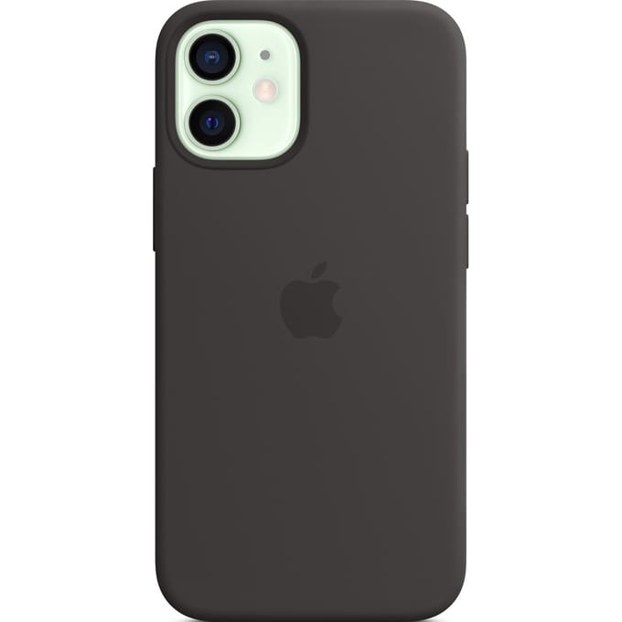 Silicone Backcover MagSafe voor de Apple iPhone 12 Mini - Midnight
