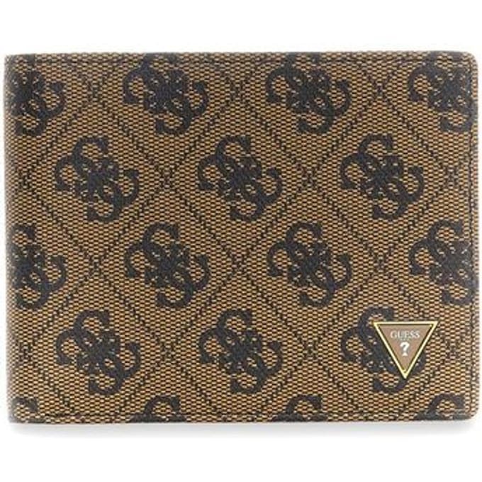 GUESS Leren portemonnee Mito Billfold Coin Wallet Coffee bruine