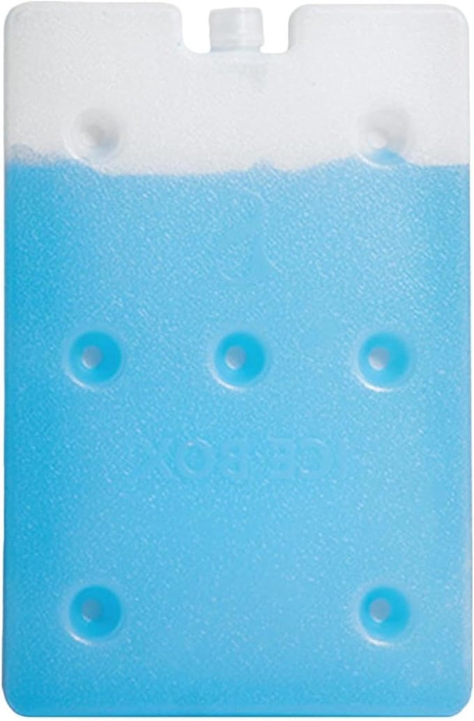IJsblok Koeler Ventilator - Koelelement Vriezer - Koel Houden - Herbruikbaar Geïsoleerd - 600 ml - Wit