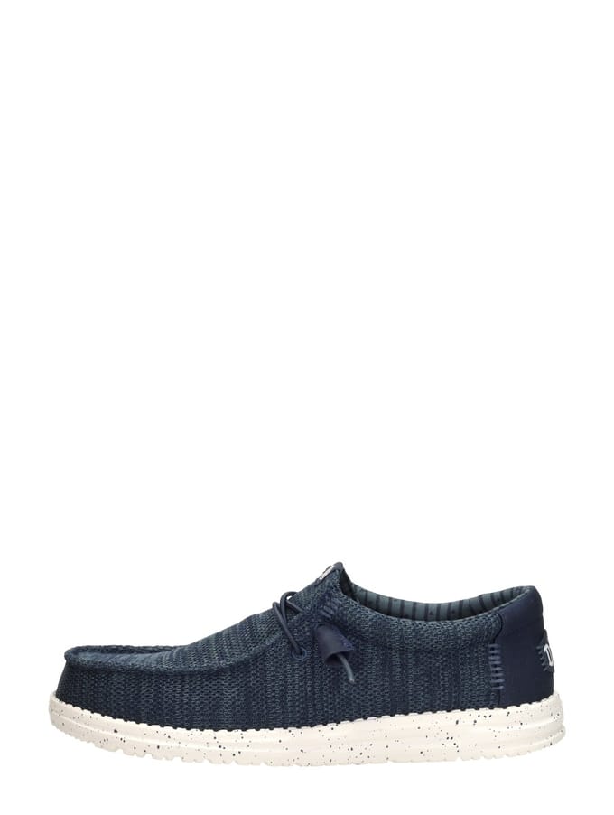 HEYDUDE Wally Stretch Polyester Heren Bootschoenen Navy