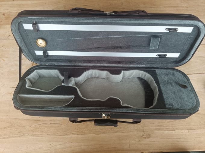 FINO VC016 rechthoekige luxekoffer voor 4/4 viool