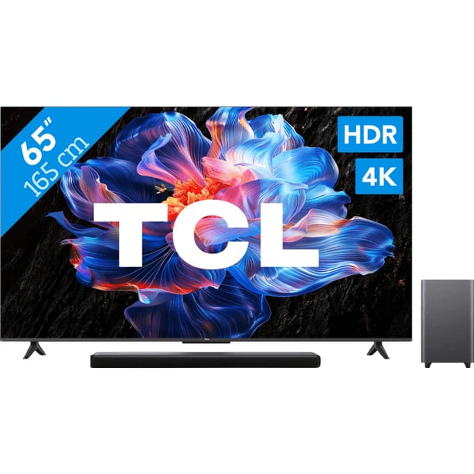 TCL 65" Led P61K 4K (2025) + TCL S55H 2.1 Soundbar
