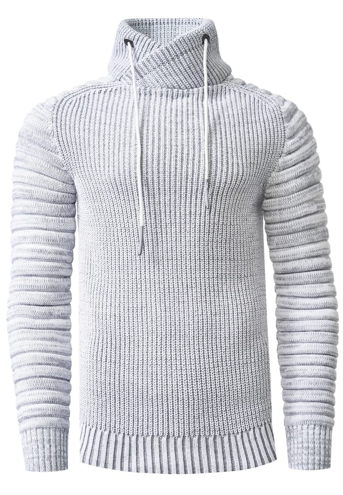 Biker Chunky trui met hoge kraag