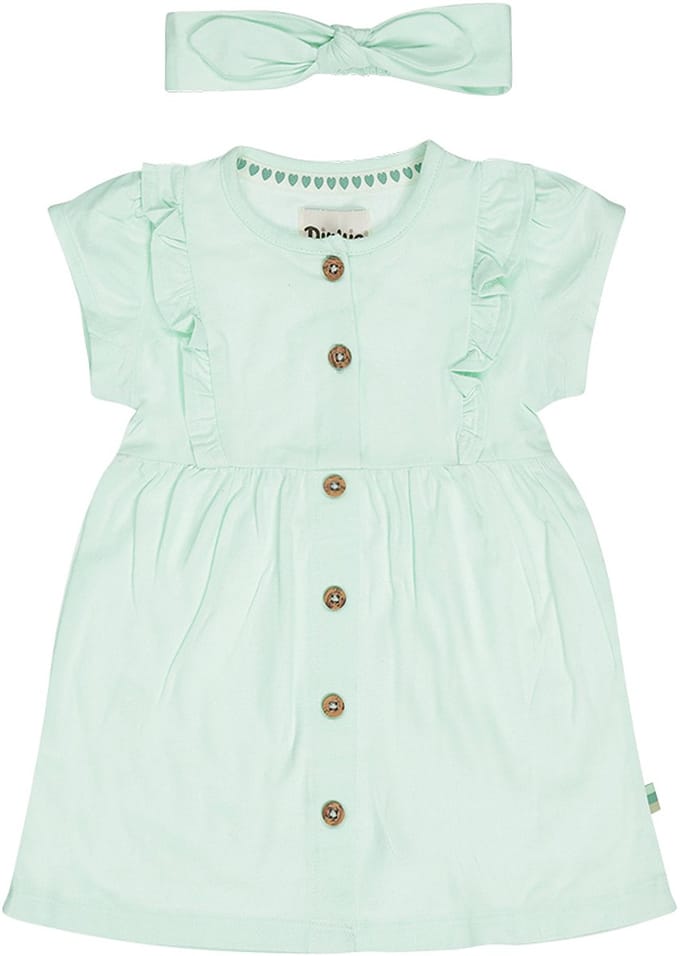Dirkje - Jurk - Light Aqua- Maat 56