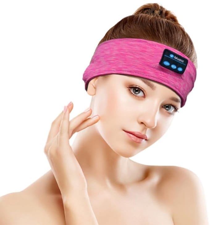 Dailygoods - Draadloze Bluetooth Slaapkoptelefoon Hoofdband voor Comfort