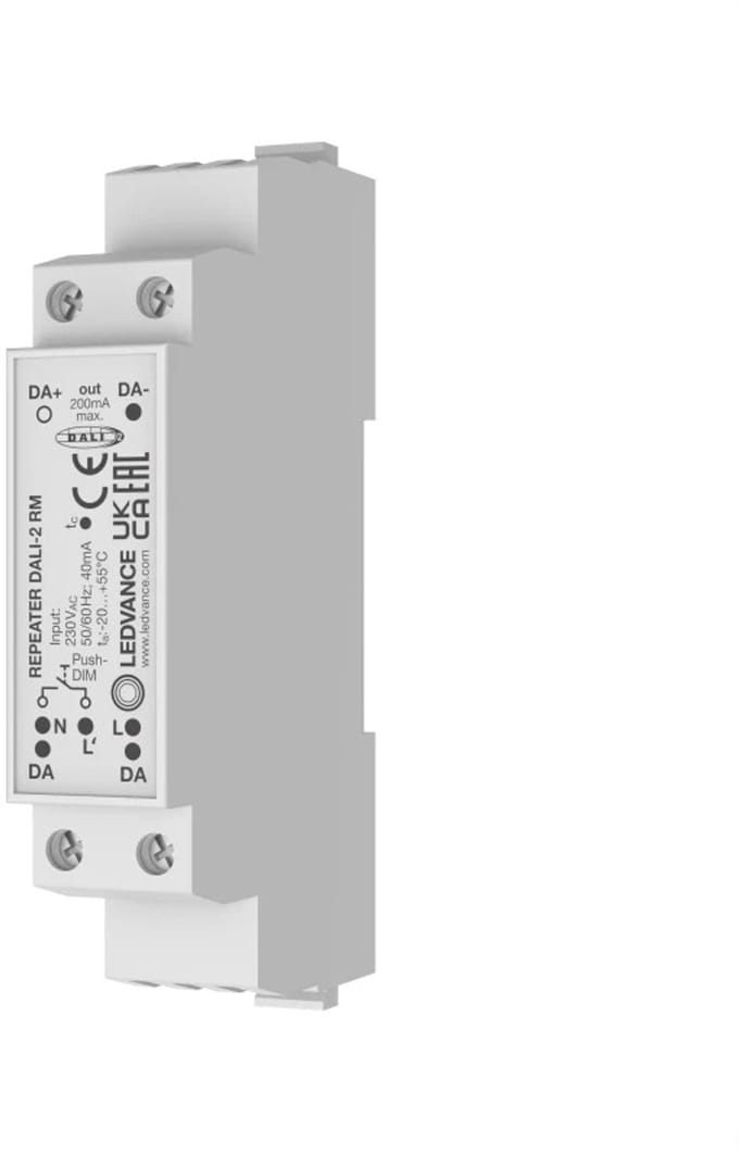 Ledvance Lichtregelsysteemcomponent | repeater dali-2 rail mounting rail mounting