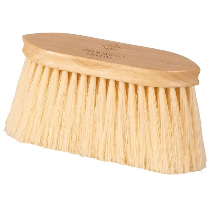 Houten borstel voor een paard Grooming Deluxe Classic long
