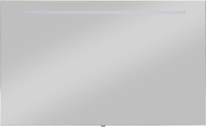 Saqu Ada spiegel met LED verlichting 100x3x60cm aluminium