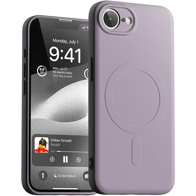 Mercury Semi-Silicone Magsafe Iphone 16E Hoesje Met Magnetische