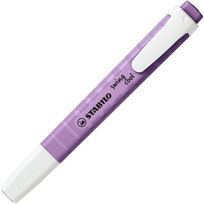 Markeerstift STABILO Swing cool Wildflower grijsviolet