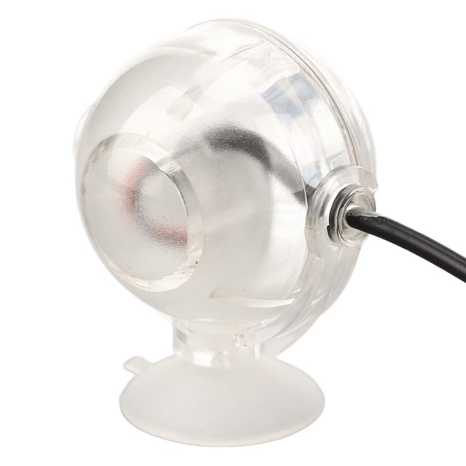 LED Aquariumlamp Multifunctioneel 1W Laagspanning Mini Aquariumlamp voor Zoet Zoutwater Aquarium black