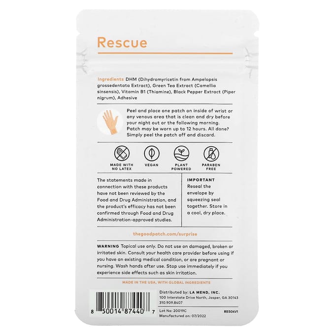 De goede patch, redding, 4 patch beige