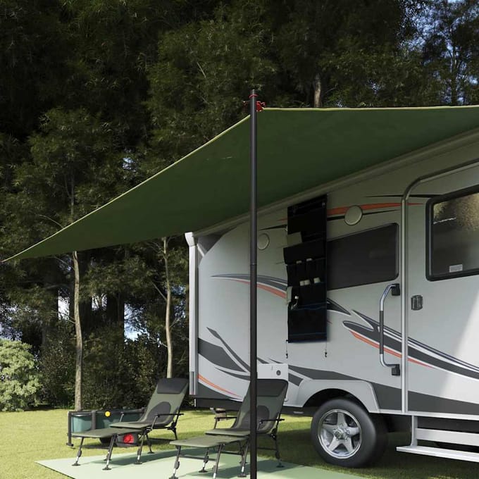 Bâche imperméable pour 2 personnes 240 x 460 cm Imperméable Verte