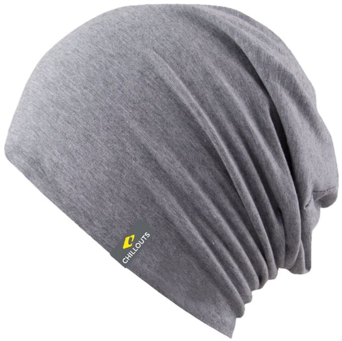 Chillouts beanie muts Acapulco in licht grijs