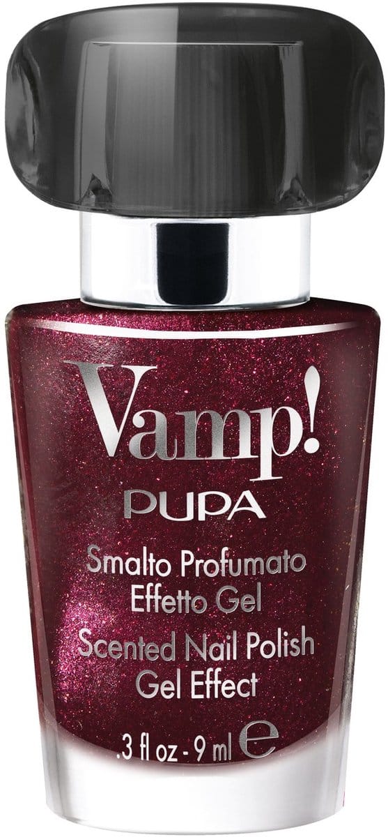 Pupa Milano Vamp! Scented Nail Polish Gel Effect 318-Interstellar Plum 9ml