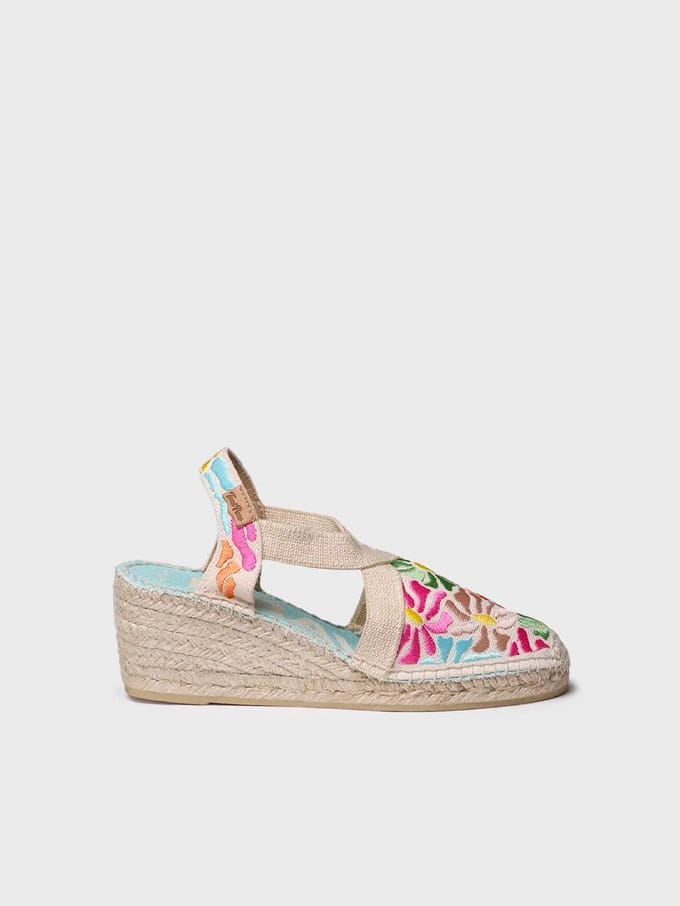 Toni Pons Montjoi Wedge Espadrilles Beige EU 41 Vrouw