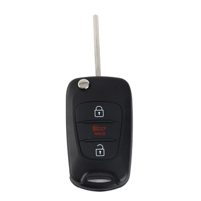 Coque de Remplacement pour Boîtier de Clé de Voiture à 3 Boutons Adaptée pour Soul 2012 2013 gray