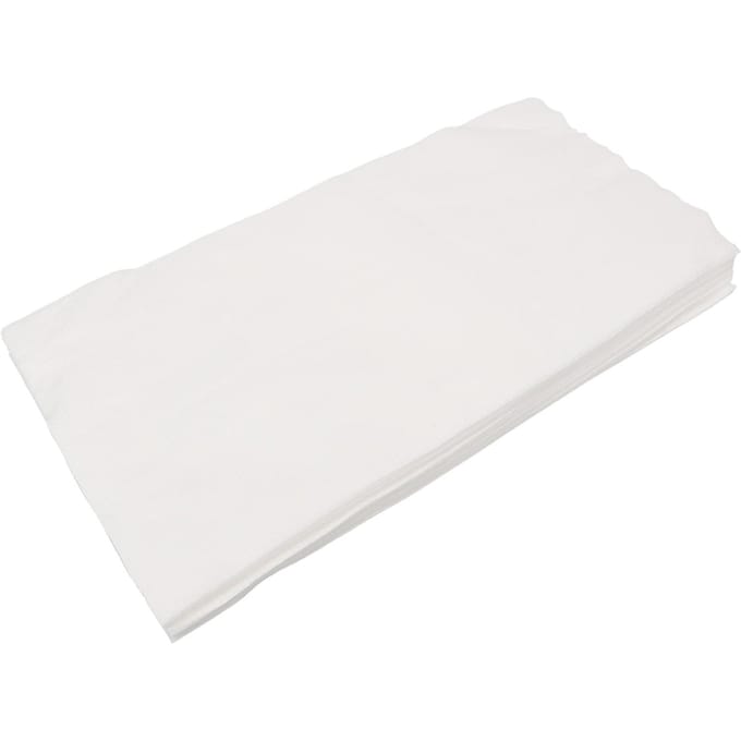 100 stuks Wegwerp Haandoeken Sterke Waterabsorptie Pareltextuur Zachte Houtpulp Katoenen Handdoeken white