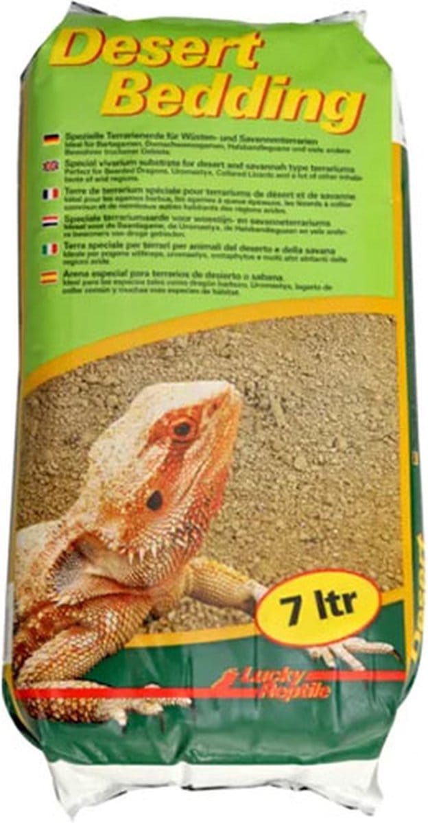 Lucky Reptile Bodembedekker Terrarium - Desert Bedding Golden Yellow - 7 liter