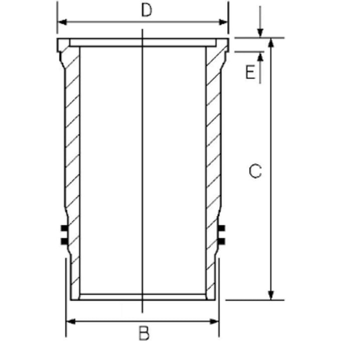Voering, cilinderkop GOETZE 15-370040-00