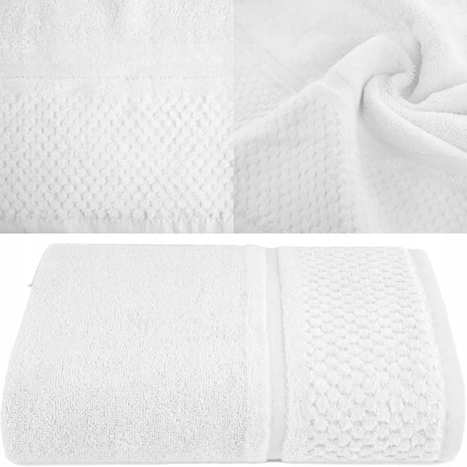 Luxe Katoenen Badstof Handdoek 30x50 cm - 550 g/m² - Wit